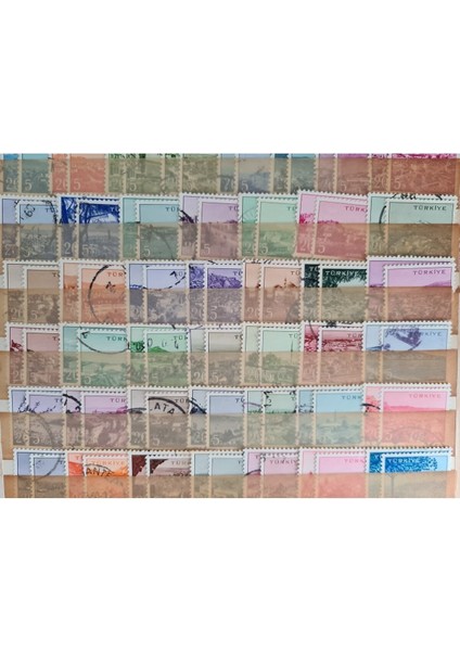 Yerli Pul Serisi, 1960 Memleket Serisi 134 Adet Tam Seri Pul fiyatları