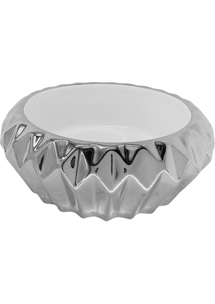 Yuvarlak Seramik Tezgah Üstü Çanak Lavabo