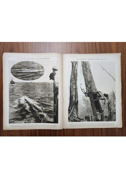 Le Pays De France 1917 Tarih Dergisi. Toplam 16 Sayfa Bol Savaş Resimli