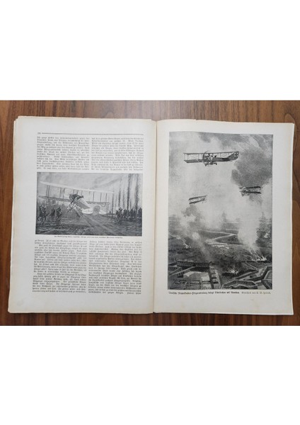 Der Krieg 1914 Tarihli Resimli Dünya Savaşı Tarihi Dergisi Alman Nadir indirimleri
