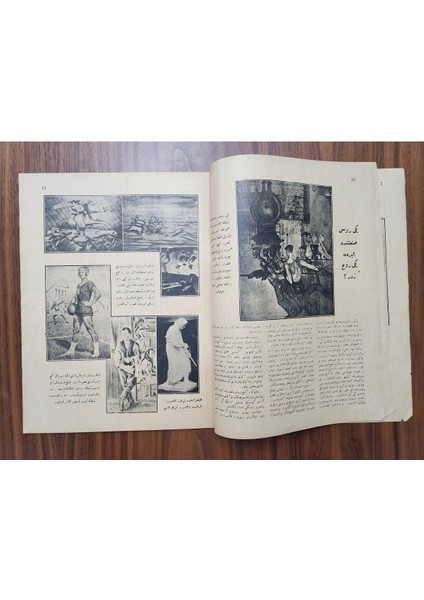 1928 Tarihli Osmanlıca Resimli Ay Dergisi. 40 Sayfa Orijinal Dönemine Ait Temiz Durumda fırsatları