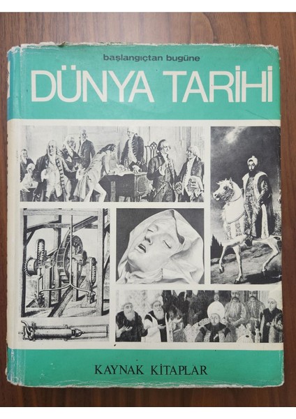 Dünya Tarihi Nezihe Araz 485 Sayfa. Cilt 2. 1974 Baskı Kalın Kapaklı Resimli Kitap