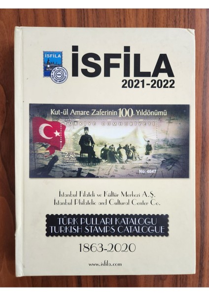 Isfila 2022 Türk Pulları Kataloğu. 550 Sayfa