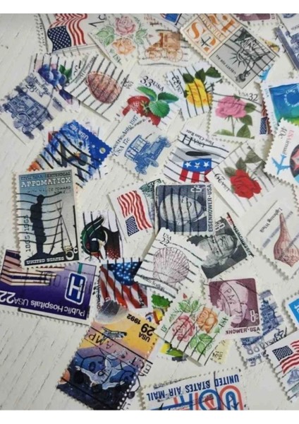 50 Adet Abd Pul Lotu, Yabancı Ülke Posta Pulları fiyatları