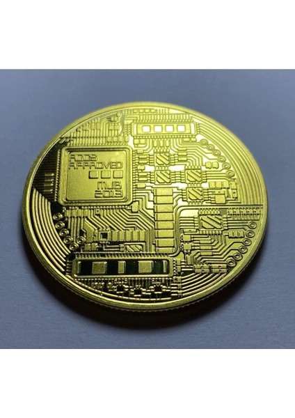 Bitcoin Hatıra Altın Kaplama Madeni Para Çil fiyatları