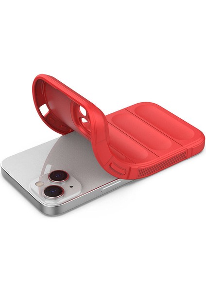 Apple iPhone 14 Kılıf Esnek TPU Oyuklu Arka Yüzey Tasarımlı Zore Etnik Silikon Kapak + Hayalet Ekran Koruyucu modelleri