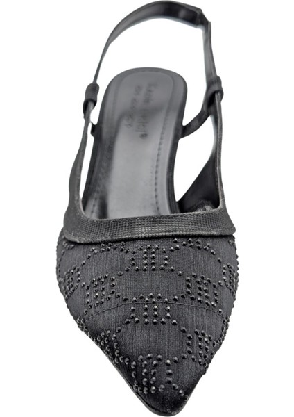 Ingeborg | Abiye Kalın Topuklu Sivri Burun Ayakkabı - Ingeborg - Siyah - 36 modelleri