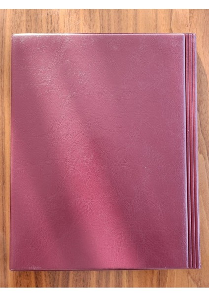 200 Adet Yerli Madeni Para Albümü Koleksiyon Kirmizi. Toplam 10 Sayfa. Her Sayfada 20 modelleri