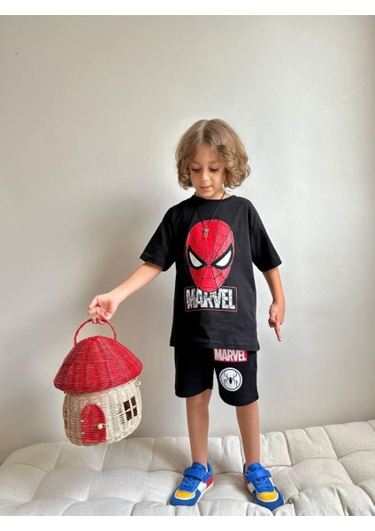 Yigit Butik Baskılı Şortlu Erkek Çocuk Alt Üst Takım fırsatları
