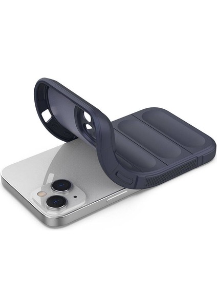 Apple iPhone 14 Kılıf Esnek TPU Oyuklu Arka Yüzey Tasarımlı Zore Etnik Silikon Kapak + Hayalet Ekran Koruyucu modelleri