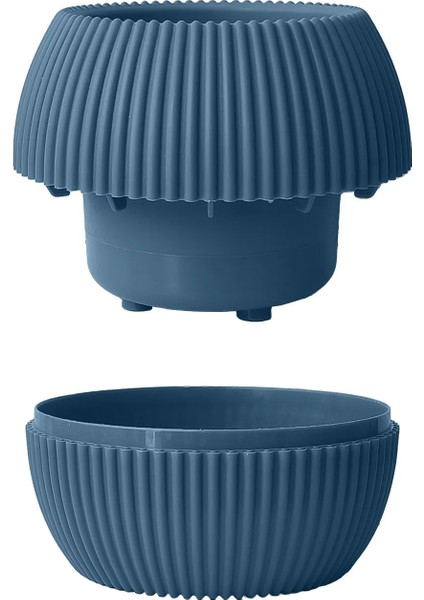 KRS-361 Dekoratif Plastik Mercan Saksı 0.15 Litre No 1