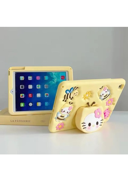 Samsung Galaxy Tab A9 8.7 Inç X110 X115 Uyumlu Kuromi Standlı Çocuklara Özel Sevimli Karakterli