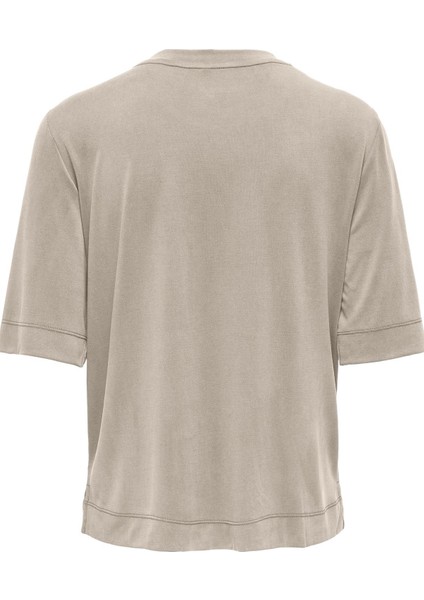 Onlhannah S/s O-Neck Top Jrs Taş 15348760