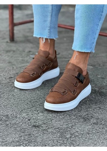 033 Taba Erkek Yüksek Taban Ayakkabı