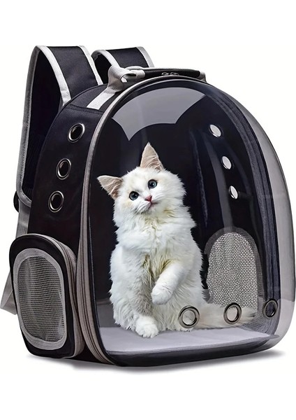 Kedi ve Küçük Köpek Için Şeffaf Taşıma Çantası