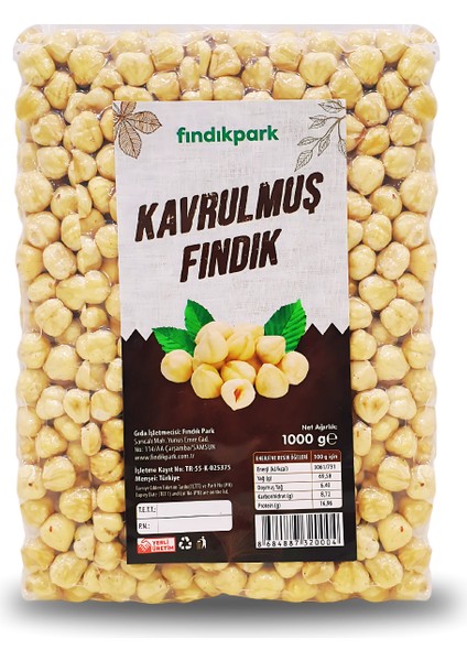 Giresun Taze Kavrulmuş İç Fındık - 1000 gr.