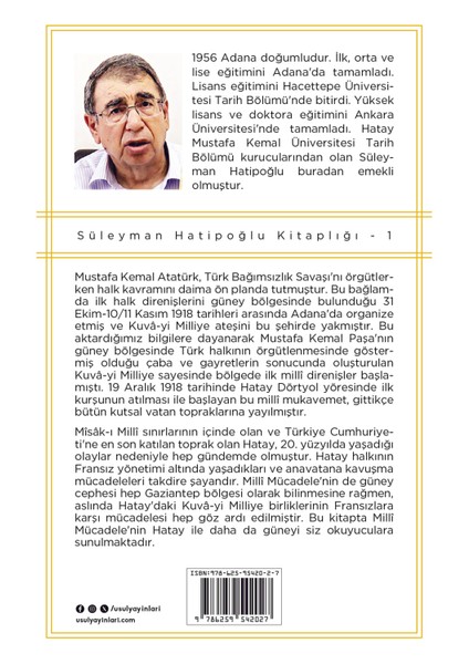 Yakın Tarihimizde Hatay - Dr. Öğr. Üyesi Süleyman Hatipoğlu