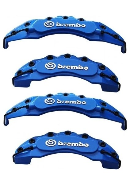 Proton Savvy Uyumlu Brembo Fren Disk Kaliper Kapağı Mavi 4'lü Yağ Hortumlu