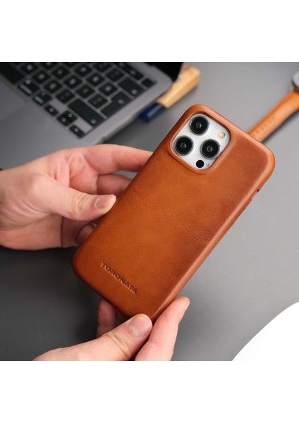 Apple iPhone 14 Pro Kılıf - El Yapımı Apple iPhone 14 Pro Deri Kılıf - Kişiselleştirilebilir Telefon Kılıfı - Taba