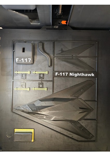 Uçak Kiti F-117 Kit 18CM