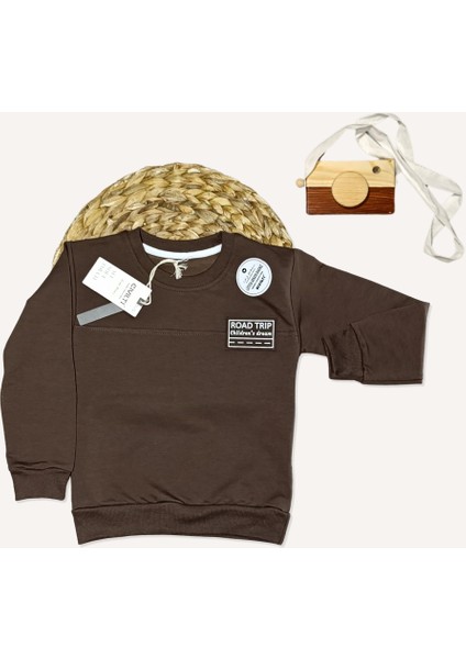 Sırt Baskılı Sweatshirt-Kargo Cepli Pantolon Ikili Takım fırsatları
