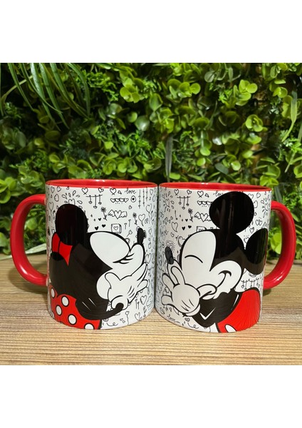 Mıckey & Mınnıe Mouse Kupa Bardak 2'li Takım