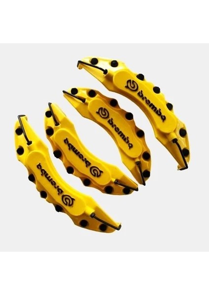 Bmc Pro 827 Ycx Uyumlu Brembo Sarı Yağ Hortumlu Kaliper Kapağı 4'lü
