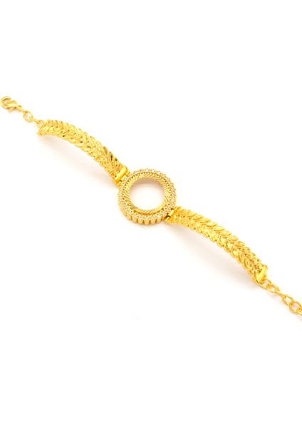 Çeyrek Altın Çerçeve Bileklik Çelik Altın Kaplama Arpa MODEL-BLZ-642 fiyatları