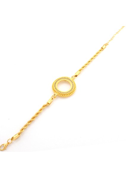 Çeyrek Altın Çerçeve Bileklik Çelik Altın Kaplama Burgu Model BLK-1081 fiyatları