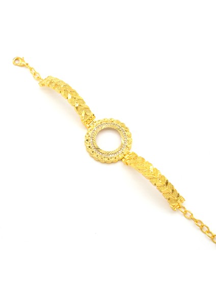 Çeyrek Altın Çerçeve Bileklik Çelik Altın Kaplama BLZ-634 fiyatları