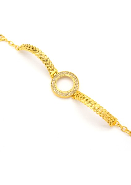 Çeyrek Altın Çerçeve Bileklik Çelik Altın Kaplama Arpa MODEL-BLZ-631 fiyatları