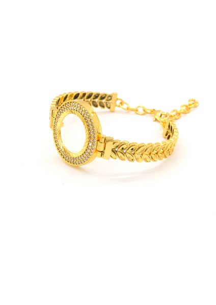 Çeyrek Altın Çerçeve Bileklik Çelik Altın Kaplama Arpa MODEL-BLZ-631 modelleri