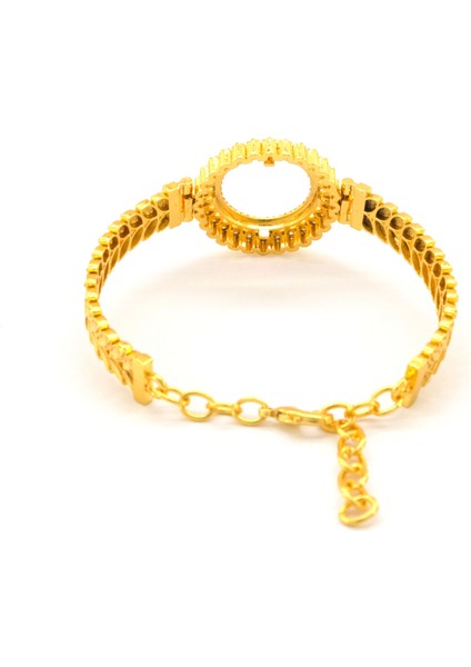 Çeyrek Altın Çerçeve Bileklik Çelik Altın Kaplama Arpa MODEL-BLZ-642 fırsatları