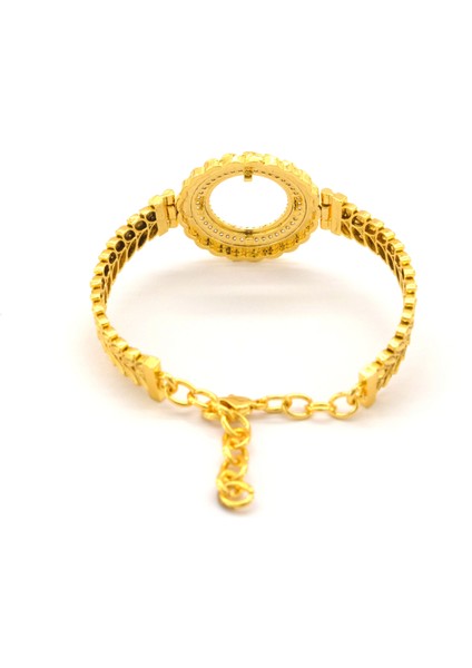 Çeyrek Altın Çerçeve Bileklik Çelik Altın Kaplama Arpa MODEL-BLZ-637 fırsatları