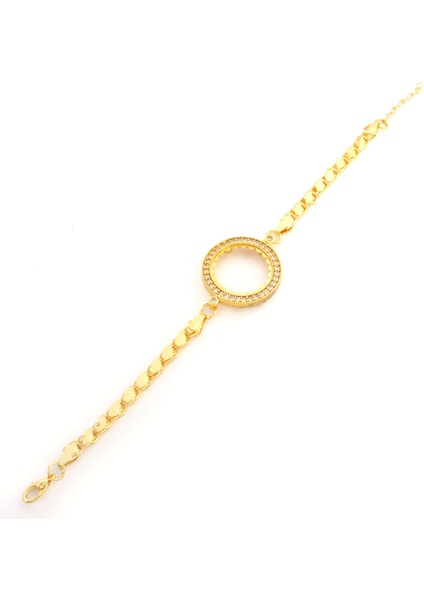 Yarım Altın Çerçeve Bileklik Çelik Altın Kaplama Arpa Model BLK-1104 fiyatları