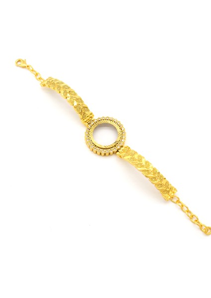 Çeyrek Altın Çerçeve Bileklik Çelik Altın Kaplama BLZ-641 fiyatları