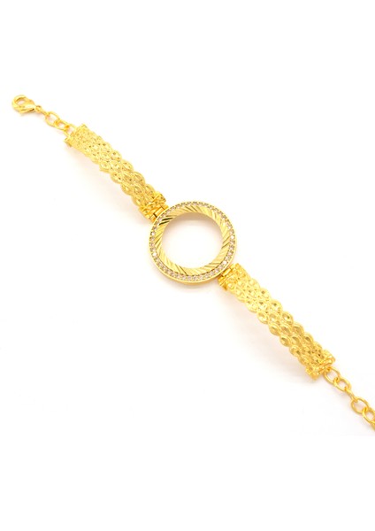 Çeyrek Altın Çerçeve Bileklik Çelik Altın Kaplama BLZ-647 fiyatları