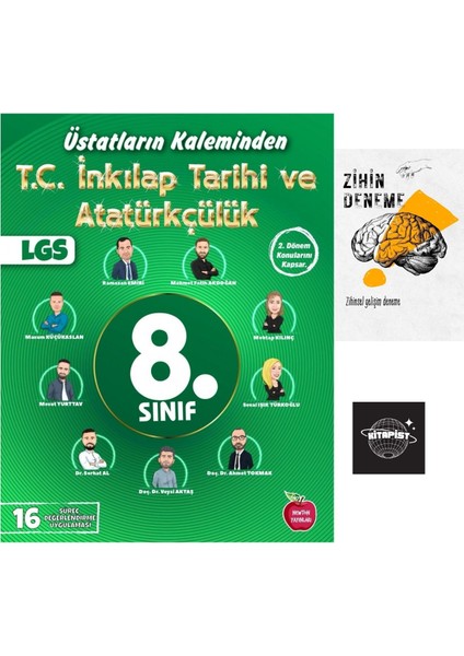 Newton Yayınları LGS Inkılap Üstatların Kaleminden Deneme+Zihin Deneme+Kist-279