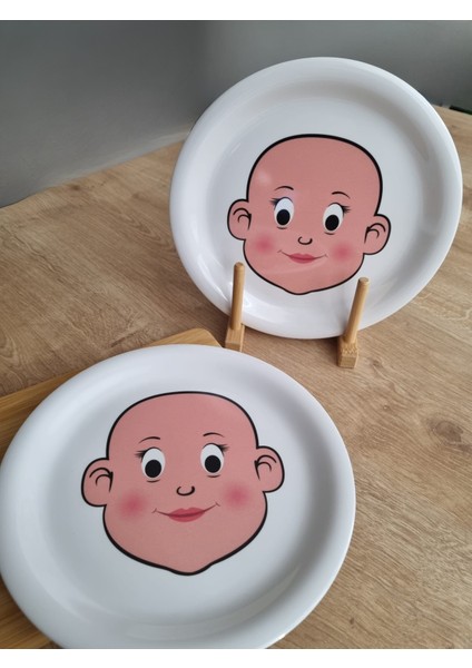 Eğlenceli Kız Çocuk Yemek Tabağı