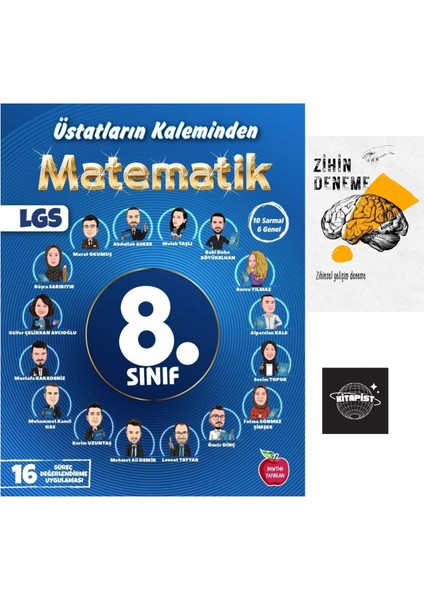 Newton Yayınları LGS Matematik Üstatların Kaleminden Deneme+Zihin Deneme+Kist-160