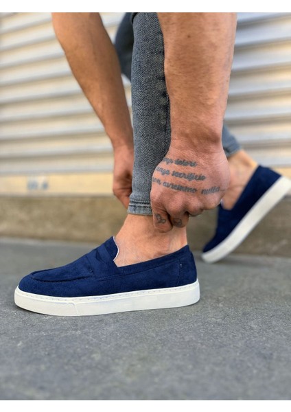 JY180 Estilo x Bağcıksız Süet Erkek Günlük Spor Klasik Ayakkabı Sbt - Lacivert fiyatları