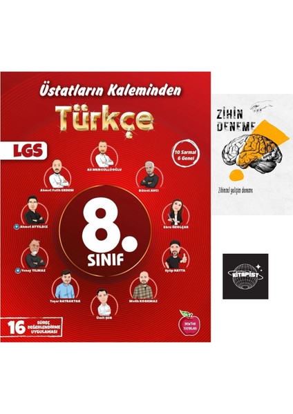 Newton Yayınları LGS Türkçe Üstatların Kaleminden Deneme+Zihin Deneme+Kist-222