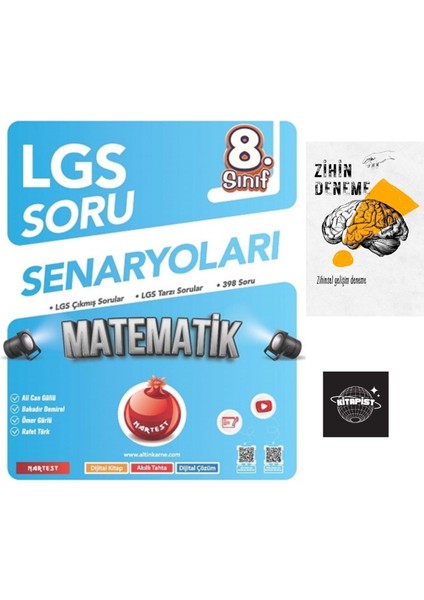 Nartest LGS Matematik Çıkmış Sorular Ve Senaryolar+Zihin Deneme+Kist-80