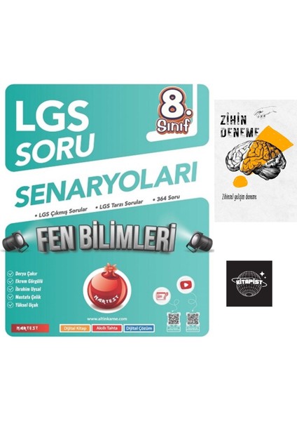 Nartest LGS Fen Bilimleri Çıkmış Sorular Ve Senaryolar+Zihin Deneme+Kist-141