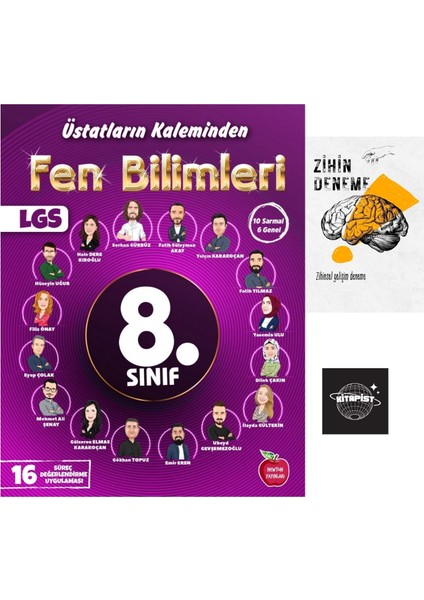 Newton Yayınları LGS Fen Bilimleri Üstatların Kaleminden Deneme+Zihin Deneme+Kist-196