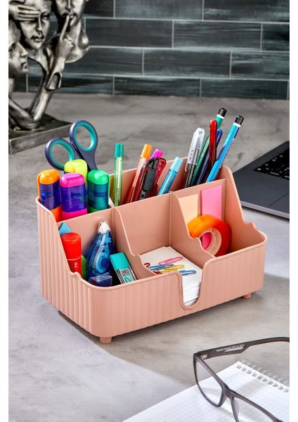 Line 6' Bölmeli Çok Amaçlı Masa Üstü Düzenleyici Kalemlik -Takı- Makyaj Organizeri indirimleri