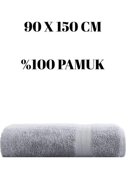 Büyük Boy Banyo Duş Vücut Havlusu % 100 Pamuk Çizgi Desenli 90 x 150 cm 500 Gram Bir Adet Tekli