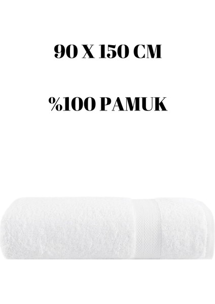 Büyük Boy Banyo Duş Vücut Havlusu % 100 Pamuk Çizgi Desenli 90 x 150 cm 500 Gram Bir Adet Tekli
