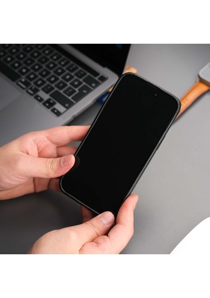 Apple iPhone 14 Plus Kılıf - El Yapımı Apple iPhone 14 Plus Deri Kılıf - Kişiselleştirilebilir Telefon Kılıfı - Siyah