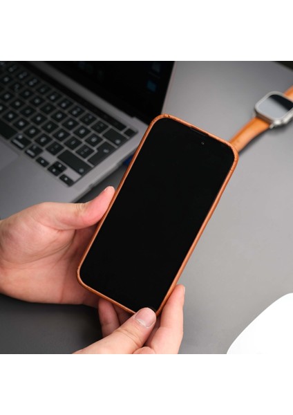 Apple iPhone 14 Plus Kılıf - El Yapımı Apple iPhone 14 Plus Deri Kılıf - Kişiselleştirilebilir Telefon Kılıfı - Taba